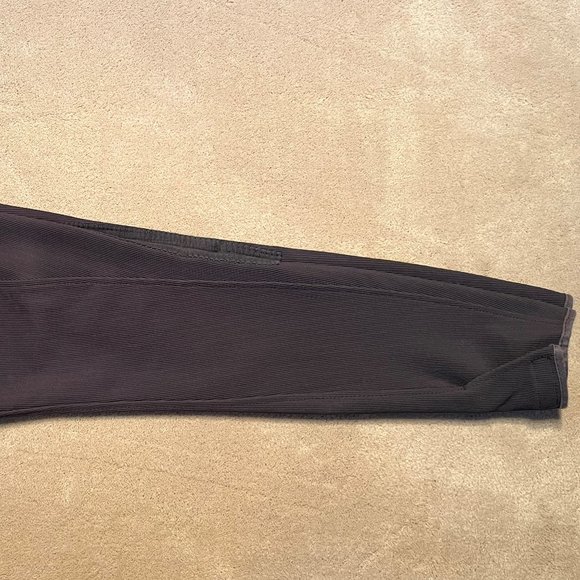 Tuffrider Charcoal Grey Ribbed Knee Patch Breeches - Picture 4 of 4